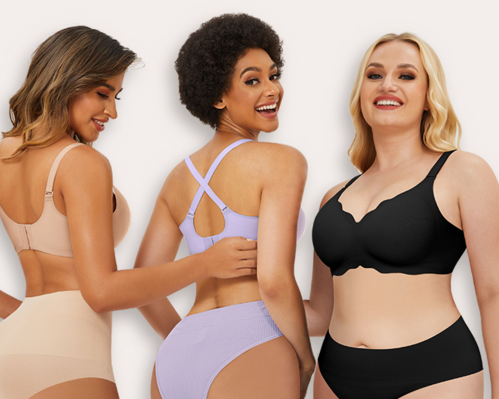 Ruffled Wire-Free Bra
