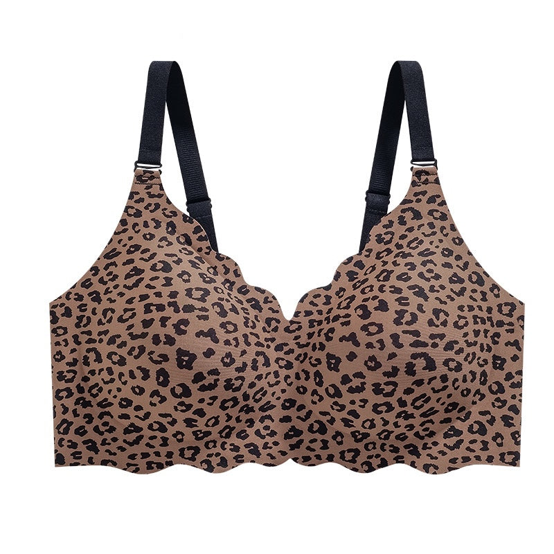 Ruffled Wire-Free Bra