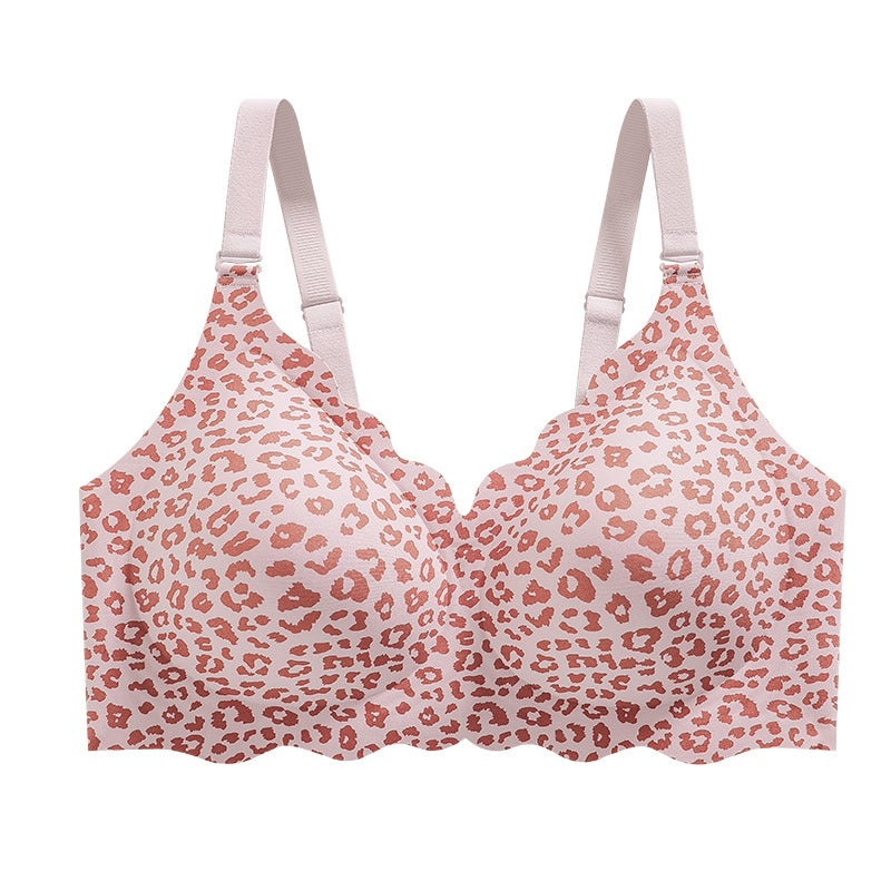 Ruffled Wire-Free Bra